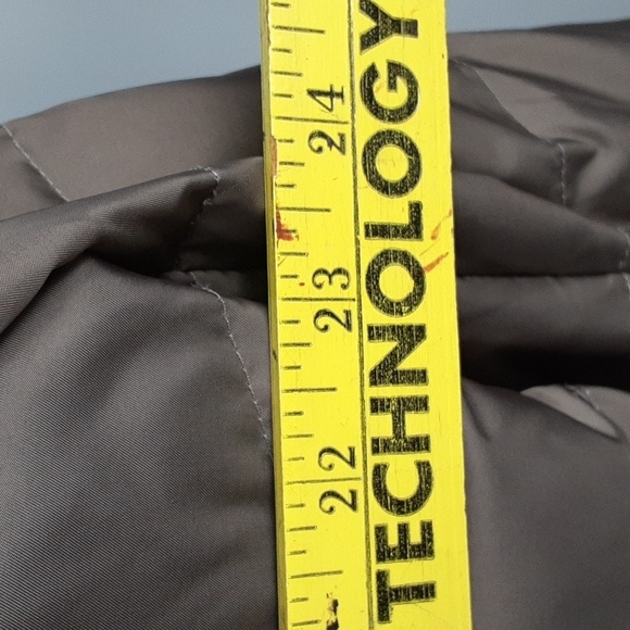 Kenneth Cole New York Goose Blend Quilted Puff Tan Coat Jacket - Picture 4 of 8